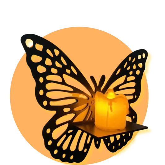 click besto gift card 3Piece butterfly Wal shalves